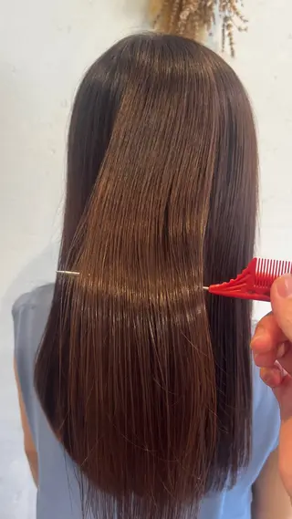 セミロング 髪質改善 曳舟FUKUDAのヘアスタイル