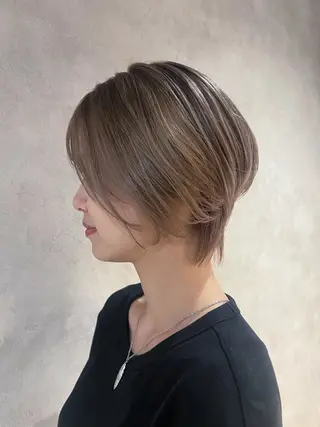 ショート カラー 鶴ヶ峰/メンズカット 🌿ナンバアオイ🌿のヘアスタイル