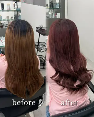 カラー ヘアアレンジエクステ 推し活 さな👶🏻のヘアスタイル