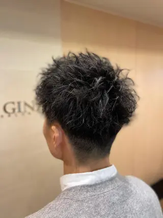 ショート パーマ 代表 武田晃英のヘアスタイル