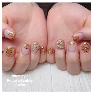 ミディアム ネイル 🐾enen style 🐾のネイルデザイン