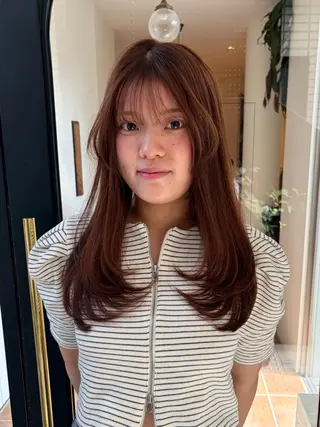 ロング るな/暖色、 ベージュカラー🎀のヘアスタイル