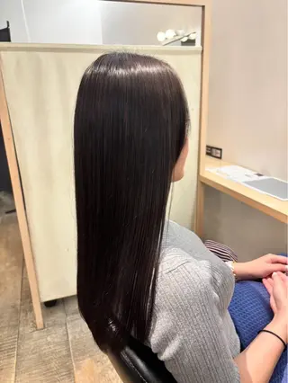 ロング カラー 謝花 卯依┆͓̽ モデル募集中🪽⋆*のヘアスタイル