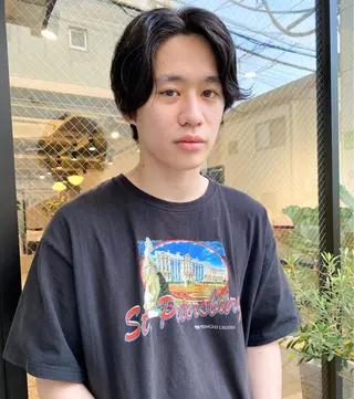 ショート カラー パーマ ヘアアレンジ メンズ キッズ ネイル マツエク・マツパ パーマスタイル🔅 sayacaのヘアスタイル