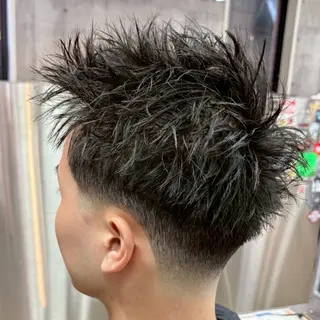 ショート パーマ メンズ MENIN メンズ サロン　望月　涼太のヘアスタイル