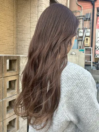 ロング カラー 【aini天王寺】 𝐚𝐢𝐫𝐢✂︎のヘアスタイル