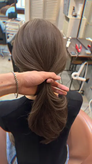 ミディアム 久保頭 大地のヘアスタイル