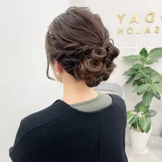 ミディアム 石川 理恵のヘアスタイル