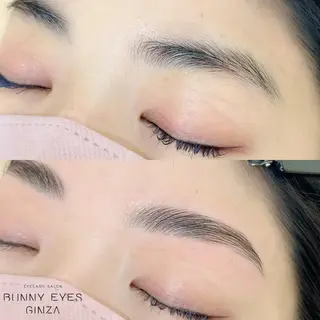 アイブロウ BUNNY EYES GINZAのマツエク・マツパデザイン