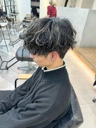 ショート パーマ メンズ men's/perm colorDaijuのヘアスタイル