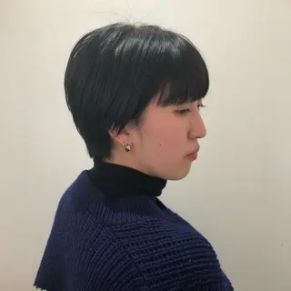 ショート カラー 髪質改善/レイヤー/ お顔まわり/Ami.のヘアスタイル