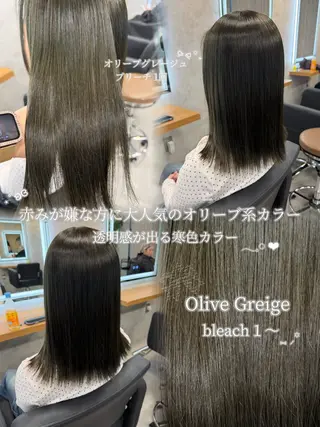 カラー 暖色/透明感カラー 🤍yuzuho🫧のヘアスタイル