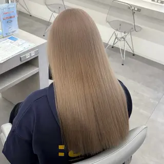 ロング カラー 🍀透明感ナチュラル カラー🍀じゅんのヘアスタイル