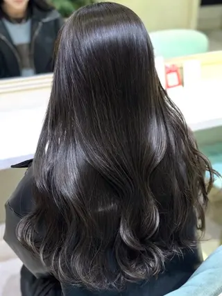 ロング カラー 💖ダブルカラー/ ケアカラー/レナ💖のヘアスタイル