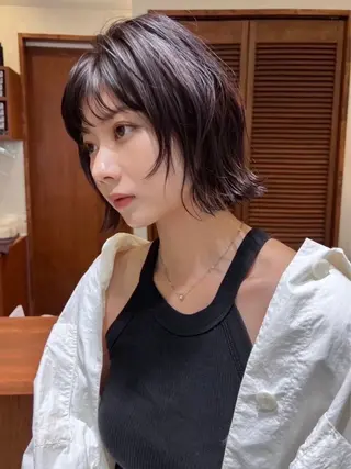 カラー ♻️ブリーチなし カラー♻️のヘアスタイル