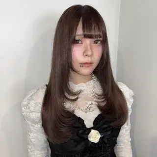 ロング カラー Ren. 🦋デザインカラーのヘアスタイル