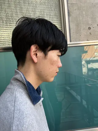 ショート カラー パーマ ヘアアレンジ メンズ キッズ ネイル マツエク・マツパ アイブロウ 久木原 ゆりのヘアスタイル