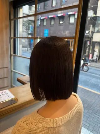 ナチュラルうる艶 カラーミル🌙のヘアスタイル