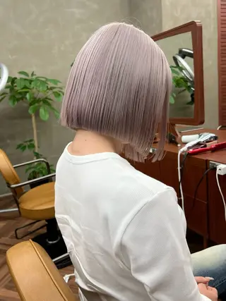 ミディアム カラー レイヤー専門家 ダブルカラー修のヘアスタイル