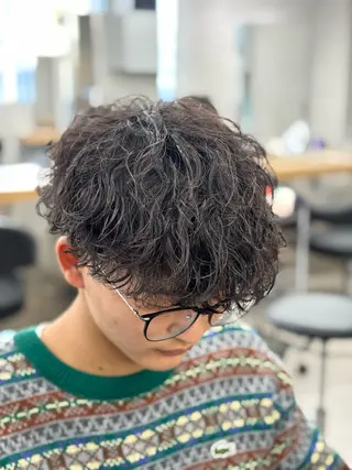 パーマ メンズ 🔥メンズカット＋ パーマの達人🔥のヘアスタイル