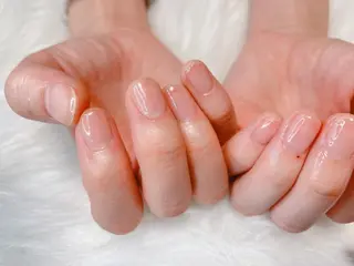 ネイル 24時まで❤︎韓国、 ワンホンネイルのネイルデザイン