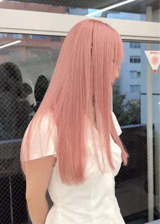 ロング カラー 似合わせカット/ ハイトーン/aoiのヘアスタイル