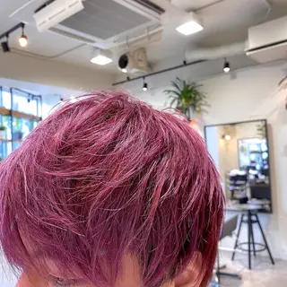 ショート カラー ヘアアレンジ メンズ 【ダメージレス施術】 【透明感】北村 拓也のヘアスタイル
