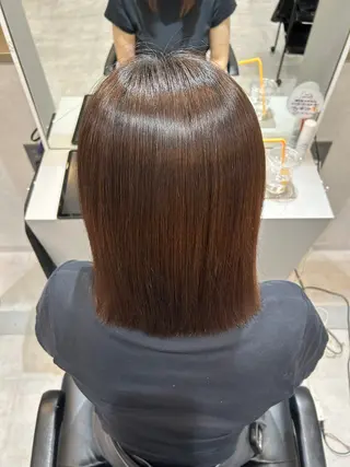 ミディアム パーマ 美髪職人/山村 貫太/髪質改善のヘアスタイル