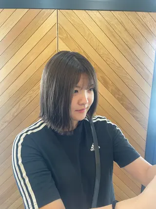 ショート 鈴木 美由華/透明感/岡崎のヘアスタイル
