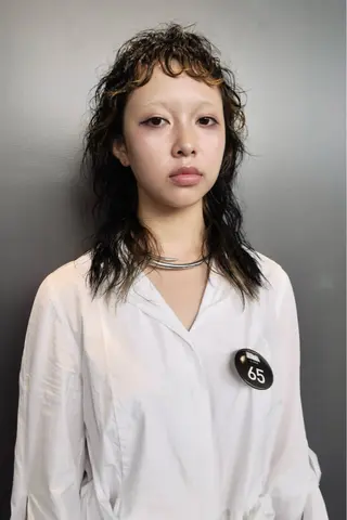 ミディアム パーマ マツザキ マナトのヘアスタイル