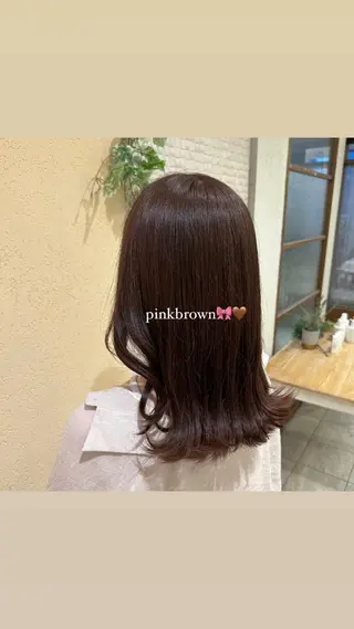 セミロング 柔らかい縮毛矯正 Yu🫧銀座🩶のヘアスタイル
