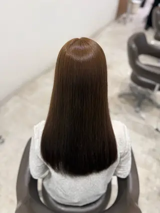 セミロング カラー ヘアアレンジ HARBOR ゆづきのヘアスタイル