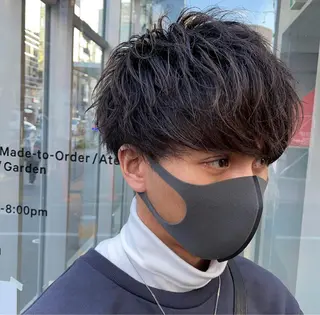 ミディアム カラー パーマ ヘアアレンジ メンズ キッズ メンズ特化美容師 aiの眉毛・アイブロウイメージ
