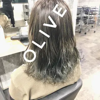 ミディアム カラー YU-KA ✂︎Rico.のヘアスタイル