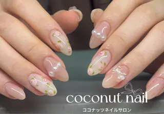 ネイル 神田 ココナッツのネイルデザイン