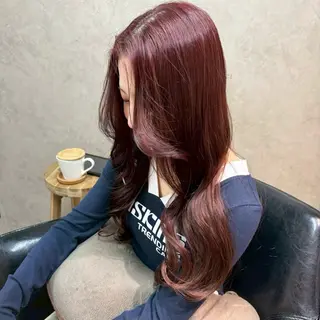 カラー こうら かすみのヘアスタイル