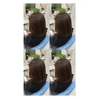ミディアム カラー 店長✨レイヤー✖️ 髪質改善✖️韓国ヘアのヘアスタイル