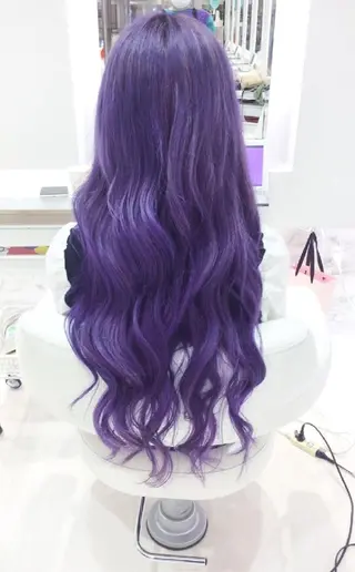 ロング カラー 大場 友稀のヘアスタイル