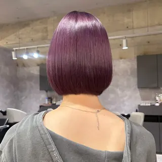 ショート カラー ツヤ髪ハイトーン/ 原宿/Kanau🥀のヘアスタイル