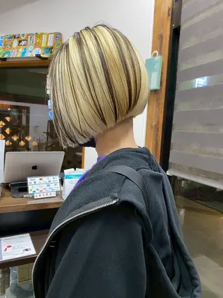 ミディアム 馬場 涼平のヘアスタイル