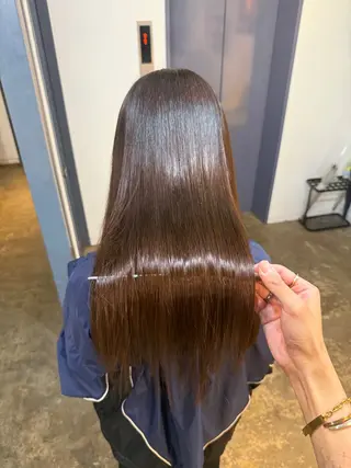 ロング 縮毛矯正/レイヤー カット⭐️SHOTAのヘアスタイル