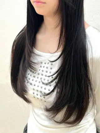 ロング たけなか ゆいのヘアスタイル
