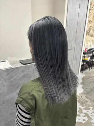 ロング カラー nico麻生　長谷川 裕月のヘアスタイル
