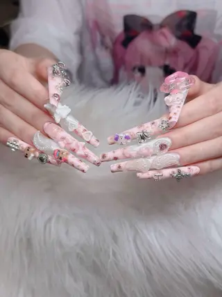 ロング Anh 高田馬場のネイルデザイン