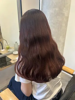 ロング カラー otoha✳︎ くすみ艶カラーのヘアスタイル