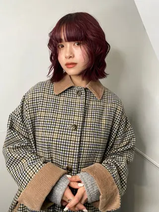 ミディアム カラー 透明感カラー/レイヤ ー🌙Honokaのヘアスタイル