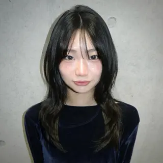ミディアム カラー 透明感/レイヤー/ sakura🪽のヘアスタイル