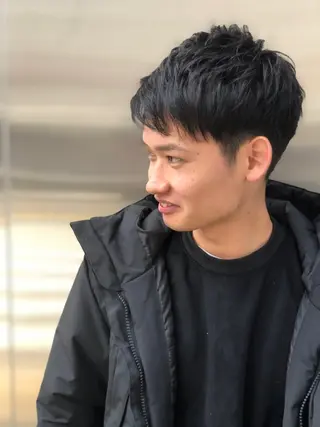 ショート メンズ CHIRU hair salonのヘアスタイル