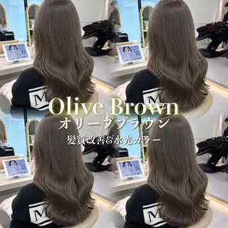 セミロング カラー 《髪質改善✖️オリー ブ🧸》小嶋拓也のヘアスタイル