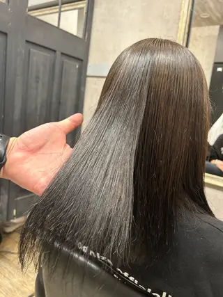 セミロング 青柳 若奈のヘアスタイル